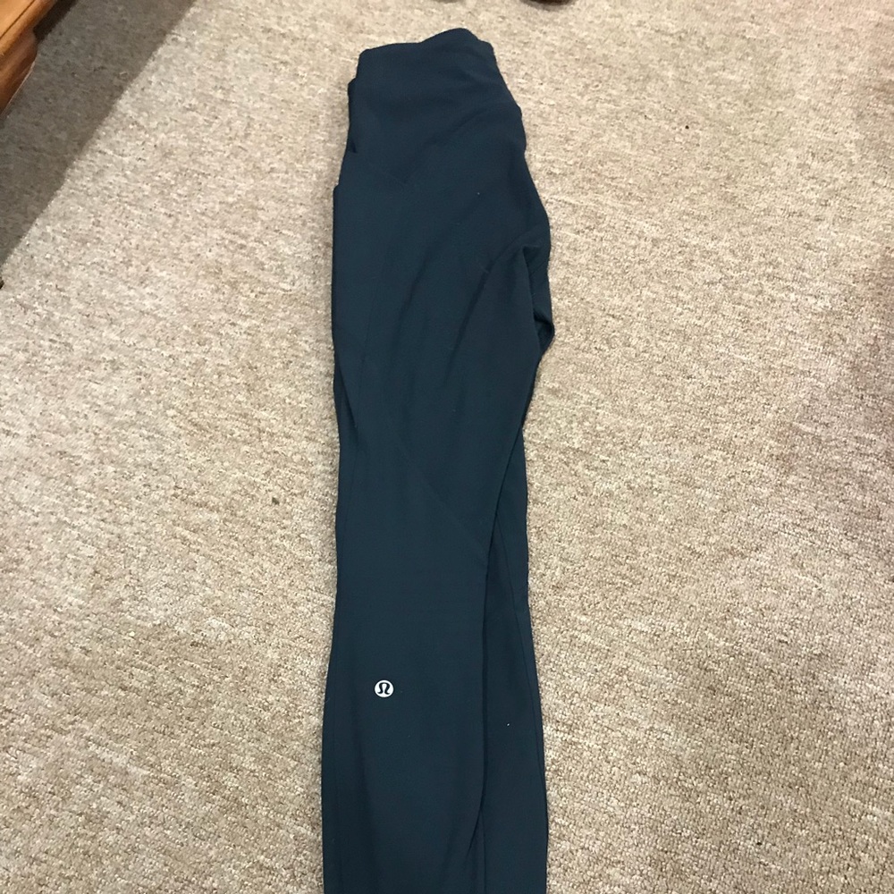 Navy Lulu leggings full length